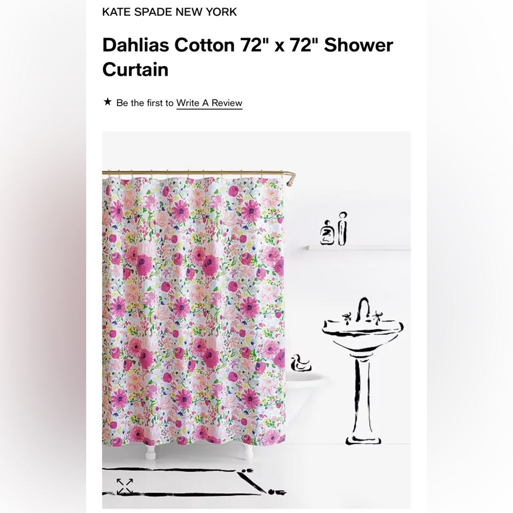 Kate Spade Shower curtain